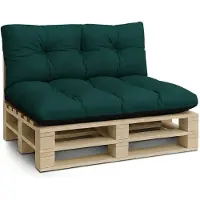 Amazinggirl Palletkussens Outdoor Kussen Zitkussen 120x80 cm - Kussens voor pallets Euopallets palletbank en palletmeubels palletkussens 120 x 80 Groente