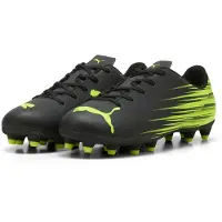 Puma Attacanto II FG/AG junior voetbalschoenen - zwart/geel Jongens/Meisjes Imitatieleer - maat 38