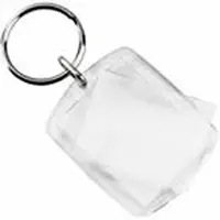 Impex Sleutelhanger Plexiglas uitneembaar venster (40X30mm) 2 Stuks