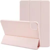 Mobigear Tablethoes geschikt voor Apple iPad Air 11 Inch (2026) Hoes TPU,Kunstleer | Tri-Fold Gel Bookcase - Roze