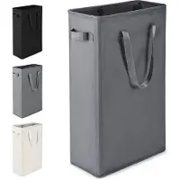 Vali Wasmand - Wassorteerder - Wasbox - Donkergrijs - 19cm x 61cm x 39cm