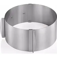 Utensil Taartring verstelbaar - Bakring - verstelbaar van 16-30 cm - RVS