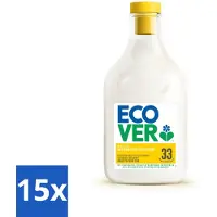 Ecover 15 x - Wasverzachter - Gardenia - 1 liter - 33 wasbeurten - Wasverzachter - Wasverzachter Gardenia - Wasverzachter Vanille - Wasverzachter Biologisch - Wasverzachter Plantaardig
