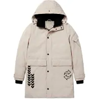Local Fanatic Lange Jas Heren - Winterjas Heren - LF9803 - Beige - Maat M