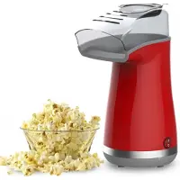 SP Popcorn Machine - Capaciteit 16 Kopjes - Popcornmaker - Elektrische Popcornmachine - Rood - 29cm x 24cm x 16cm