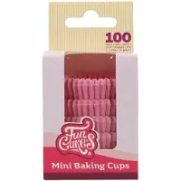 Funcakes Mini Baking Cups Lichtroze pk/100