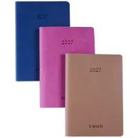 Brepols agenda 2027 - DELTA [0.834] - COLORA - Zakagenda - 1 week op 2 pagina's - Weekoverzicht - Blauw - 8.1 x 12 cm/Klein formaat!!