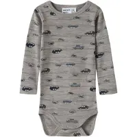 Name it Rompertje/body 'NBMWang' saffier / donkerblauw / donkerbruin / greige