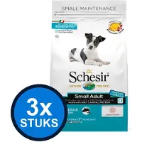 Schesir 3x hond dry maintenance small ham 2kg