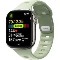 Nomad Tempo Watchband 45-46 mm – Slimme pin-en-tuck sluiting – Duurzaam FKM-rubber – Waterproof voor workouts en dagelijks gebruik