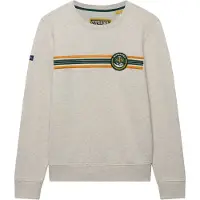Superdry Sweatshirt ecru / marine / curry / spar