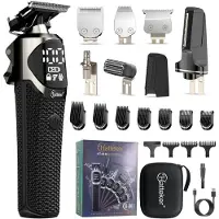 Hatteker 6-in-1 Multigroomer voor Heren – Tondeuse, Baardtrimmer, Scheerapparaat, Neushaartrimmer en Bodygroomer – IPX6