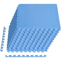 vidaXL Vloermatten 40 st Blauw 14,4 m² EVA Schuim