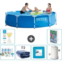 Intex Framezwembad, rond - 305x76 cm - 5-delig, model S14