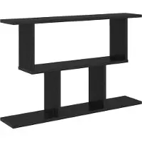 vidaXL Wandplank Zwart eiken 80 x 15 x 50,5 cm