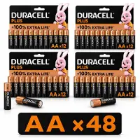 Duracell AA Batterijen - Alkaline - 1,5V - LR6 - 48 stuks