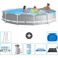 Intex Prism Frame Zwembad, rond - 366x76 cm - 8-delig, model S41930