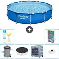 Bestway Steel Pro, ronde opblaasbare zwembad - 366x76 cm - 5-delig, model S175