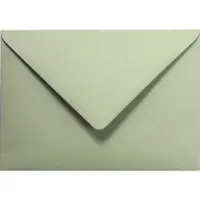 Netuno Ecologische groene enveloppen A6 - 125 x 175 mm - 25 stuks - NK natgelijmde - 120 gram - Crush -