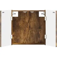 vidaXL Dartbord Kabinet ALKMAAR Gerookt eiken 52,5 x 10,5 x 53,5 cm