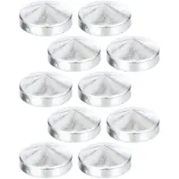 Alberts 843175 Paalkap voor houten palen, flache Form, thermisch verzinkt, Ø100 mm, 10er Set
