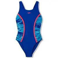 Speedo Hyperboom Splice Endurance Pro sportbadpak - donkerblauw/turquoise Dames Polyester - maat 176