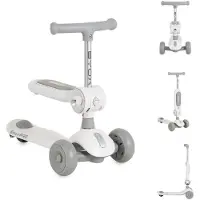 Byox StreetPro Grey 2-in-1 Kinderstep met Licht en Geluid
