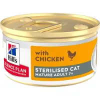 Hill's Pet Nutrition Science Plan Feline Sterilised Mature Adult Premium Mousse - Chicken