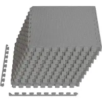 vidaXL Vloermatten 40 st Grijs 14,4 m² EVA Schuim