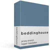 Beddinghouse katoen - Topper Hoeslaken - 160 x 200/220 cm Pocket depth: 25 cm - Blauw