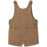 Vertbaudet Salopet met korte broek voor baby's in ribfluweel