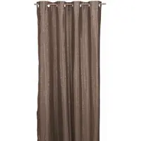 2lif Sparkle gordijn taupe 140x260cm (8 rings)