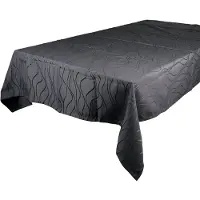 2lif Cesano Tafelkleed Textiel anthraciet 140x180cm