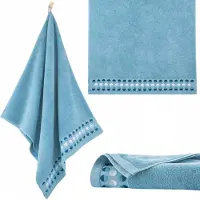 Zwoltex Zen 2 Handdoek Egyptisch Katoen 50x90cm Baltisch Blauw