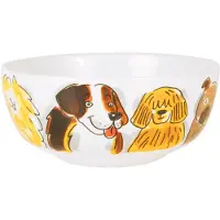 Blond Amsterdam Kom Dog Wit D 15,5 H 6,7 Cm