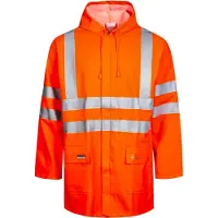Lyngsøe Rainwear Lr9055 Regenjack Hi-vis Waterdicht Winddicht | Maat: M