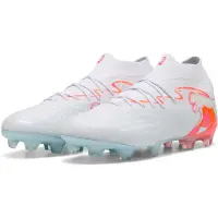 Puma Future 9 Ultimate Brilliance Gras Voetbalschoenen (FG) Dames Wit Feloranje Roze Lichtblauw