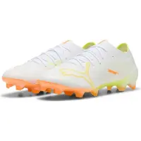 Puma Ultra Nitro 7 Ultimate Gras Voetbalschoenen (FG) Wit Geel Oranje