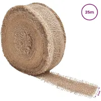 vidaXL Jute Roll 5 x 2500 cm Naturel
