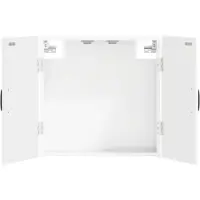 vidaXL Dartbord Kabinet HOORN Hoogglans Wit 52,5 x 10,5 x 53,5 cm
