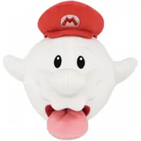 Sanei Super Mario pluche figuur, Boo, Mario, 21 cm
