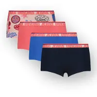 Vingino shorts met print (set van 4) Slip Roze Meisjes Stretchkatoen All over print - maat 146/152