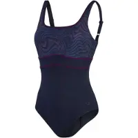 Speedo Dames/Dames Eclips Eéndelig Zwempak (Zwart/Paars)