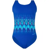 Zoggs Dames/Dames Reef Eendelig Zwempak (Blauw)