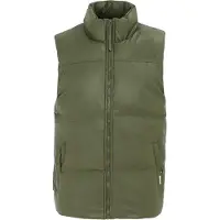 Firetrap Herenvest met PU-vulling (Leger Groen)