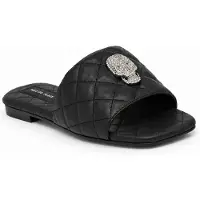 Philipp Plein Platte Sandalen Skull