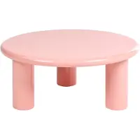 Beliani ITASCA - Salontafel - Roze - ø 80 cm - MDF