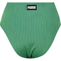 Puma Dames/Dames Streep Hoog Taille Bikinibroekje (Groen)