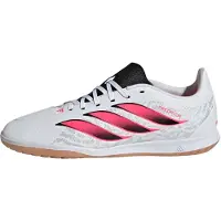 Adidas Predator Club Zaalvoetbalschoenen (IN) Kids Wit Zwart Roze