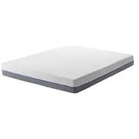 Beliani GLEE - Traagschuimmatras - Grijs - 140 x 200 cm - Polyester